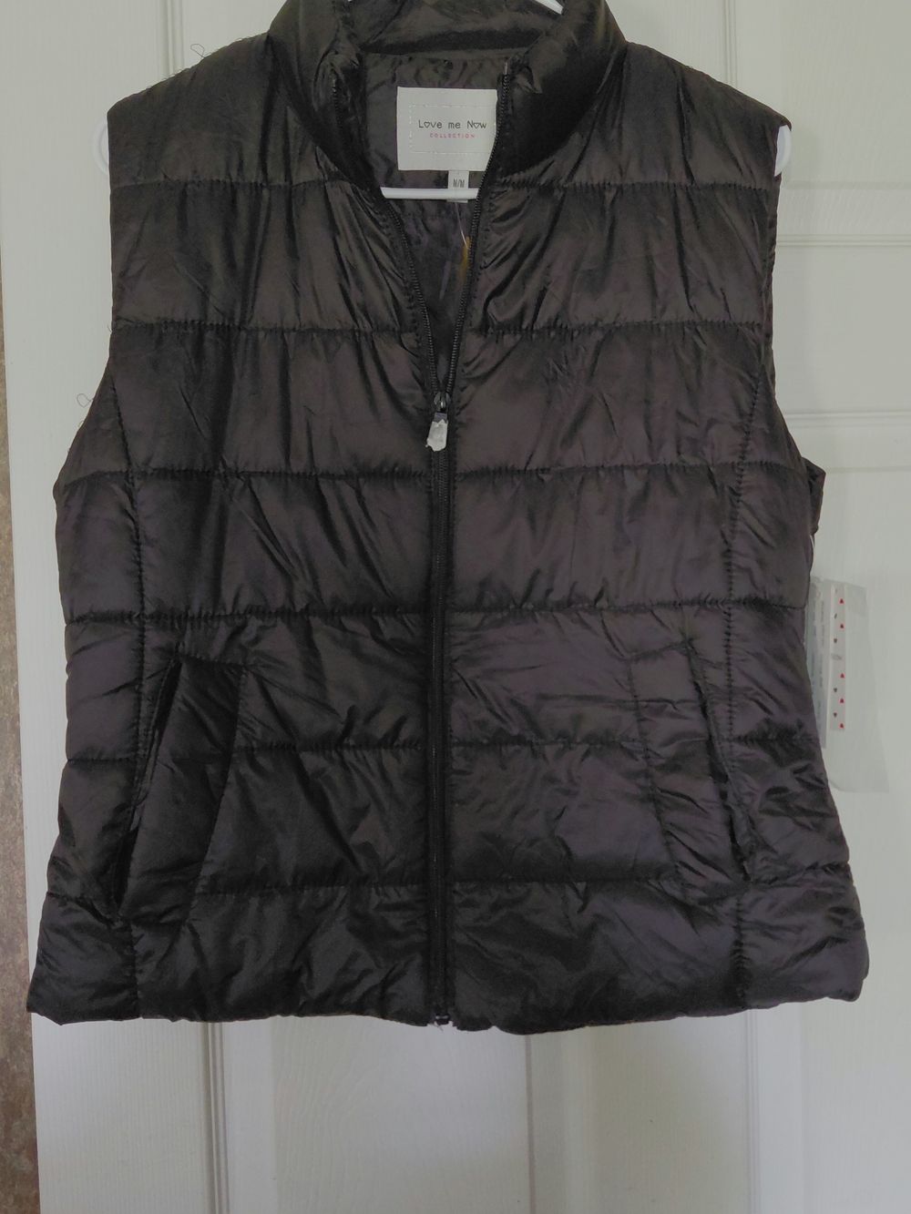 Black Quilted Puffer Vest - Women's Sleeveless Jacket